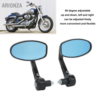 ARIONZA 1 คู่ 7/8in รถจักรยานยนต์กระจกมองหลัง Universal Handle Bar End กระจกมองข้างสำหรับ Suzuki GSF1250 GSF600