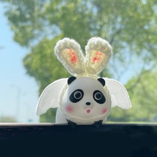 Cute Panda Car Interior Decoration Interior Decorations Decoration Car Center Console Womens Car Car Interior Decoration Pendant Supplies Car Decoration Y8rw