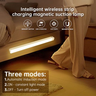 ใหม่ล่าสุด 50 ซม. Motion Sensor Night Light Led Bar Usb แบบชาร์จไฟได้สำหรับตู้ Corridor ห้องนอนห้องน้ำห้องครัวบันได By Home Aube