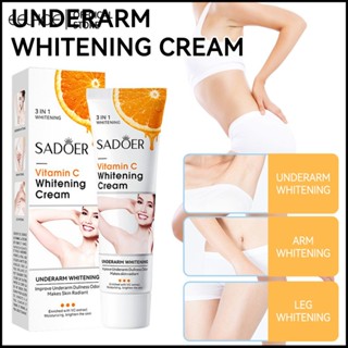 Sadoer Vitamin C Underarm Whitening Cream Moisturizing Ointment Remove Melanin Fade Dark Spots Nousishing Private Parts Knee Lotion 50g -eelhoe