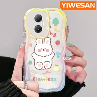 เคสโทรศัพท์มือถือ ซิลิโคนนิ่ม ใส กันกระแทก ลายการ์ตูนกระต่ายนําโชคน่ารัก สําหรับ Infinix Hot 20 Hot 20i Hot 20 Play Hot 30 Hot 30i Hot 30 Play