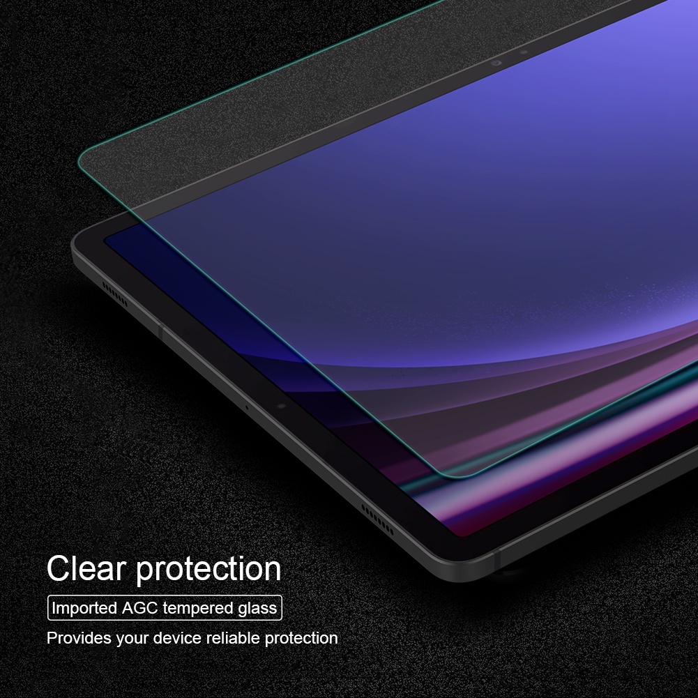 Nillkin H + กระจกนิรภัยสําหรับ Samsung Galaxy Tab S9 + / S10 + / S9 FE + 12.4 นิ้ว HD Anti Glare 9H Anti Explosion Screen Protector - รูปที่ 2