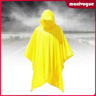 [Maxivogue] เสื้อแจ็กเก็ตกันฝนฉุกเฉิน แบบหนา พร้อมฮู้ด ระบายอากาศ สําหรับผู้ชาย และผู้หญิง