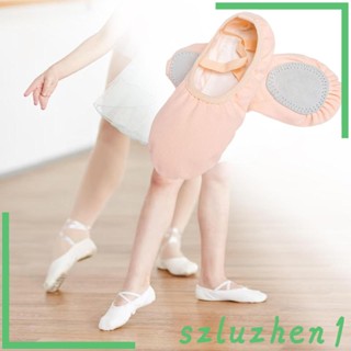 [Szluzhen1] รองเท้าบัลเล่ต์ รองเท้าโยคะ ออกกําลังกาย สําหรับผู้หญิง เต้นรํา