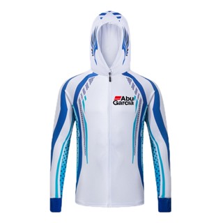 Abugarcia เสื้อตกปลา แขนยาว มีฮู้ด ระบายอากาศ ป้องกันแสงแดด สําหรับผู้ชาย