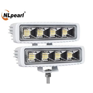 Nlpearl แถบไฟตัดหมอก LED 12V 24V 72W สําหรับรถยนต์ รถบรรทุก ออฟโร้ด SUV 1 ชิ้น