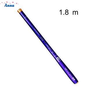 【Anna】1.8M-3.6M Short section portable 28 foot stream rod fishing rod hand rod 2000G