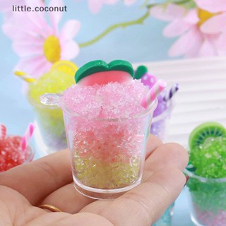 [little.coconut] จี้เรซิ่น รูปถ้วยชามสมูทตี้ 3D เรืองแสง ขนาดเล็ก สําหรับพวงกุญแจบูติก