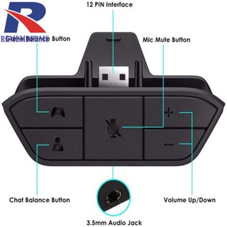 [rememberme.th] อะแดปเตอร์แปลงหูฟังไมโครโฟน สําหรับ Xbox One Controller