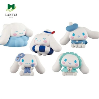 Alanfy โมเดลฟิกเกอร์ PVC รูปการ์ตูน Cinnamoroll ขนาดเล็ก ของเล่น ของขวัญวันเกิด สําหรับรถยนต์