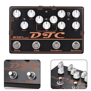 New Arrival~Guitar Effect Pedal 1 PCS 4-in-1 Accessories Adjustable DC 9V Distortion