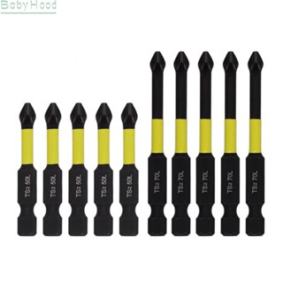 【Big Discounts】10pcs 50-90mm Magnetic Non-Slip Batch Head PH2 Cross Screwdriver HexShank Yellow#BBHOOD