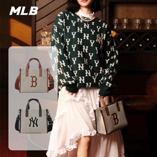 ของแท้ MLB NEW YORK YANKEES NY canvas handbag shoulder women