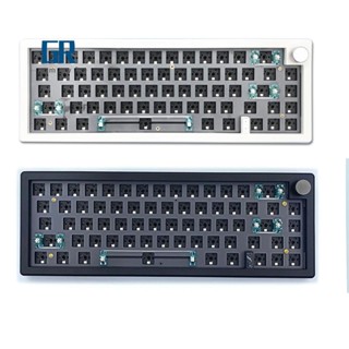 Gmk67 ชุดคีย์บอร์ดไร้สายบลูทูธ 2.4G RGB 3 โหมด DIY