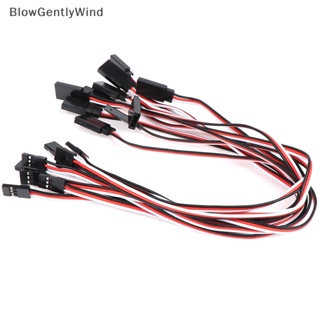 Blowgentlywind สายเคเบิลต่อขยายเซอร์โว 30 ซม. สําหรับ RC Futaba JR Male to Female BGW 10 ชิ้น