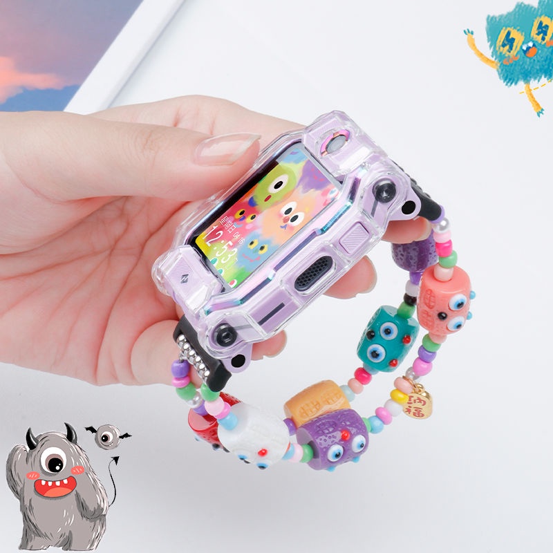 [การ์ตูน Little Monster] การ์ตูน Sumikkogurashi เหมาะสําหรับ Far EasTone 360F1/E2 เด็กสมาร์ทนาฬิกาน่