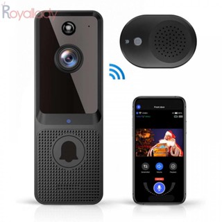 #ROYALLADY#Doorbell 120° เลนส์มุมกว้าง 128Mb แฟลชตรวจจับการเคลื่อนไหวของมนุษย์ แบบเปลี่ยน