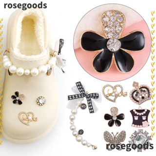 Rosegoods1 จี้อัลลอย รูปรองเท้า DIY สําหรับตกแต่งรองเท้า