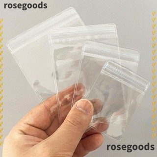 Rosegoods1 ถุงซีลใส สําหรับใส่เครื่องประดับ 100 ชิ้น