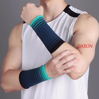 Daron สายรัดข้อมือยกน้ําหนัก ดูดซับเหงื่อ วอลเลย์บอล ไนลอนถัก ฟิตเนส สายรัดเหงื่อ