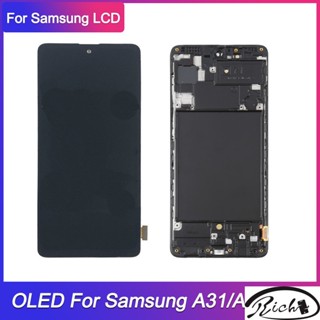 กรอบหน้าจอสัมผัส LCD A515 สําหรับ Samsung Galaxy A31 A315 A51 A515