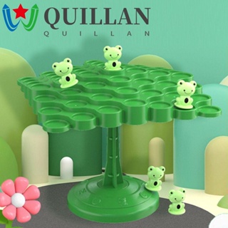 Quillan กบสมดุลต้นไม้ที่น่าสนใจ สันทนาการ ผู้ปกครอง-เด็ก เกมนับ พลาสติก เกม ตั้งโต๊ะ คิด ฝึก มอนเตสซอรี่ ของเล่นนับเลขคณิตศาสตร์