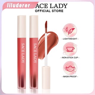 Sace Lady Water Mist Lip Glaze Water Mist ลิปกลอสบางเบาและบางเบา Non Stick Cup Mist Surface Non Stick Mask Sl636 HO