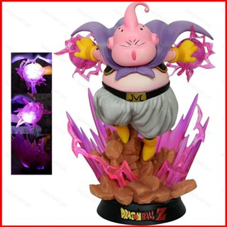 โมเดลฟิกเกอร์ Dragon Ball Z Light Majin Buu ขนาด 19 ซม. ของเล่นสําหรับเด็ก ตกแต่งบ้าน เก็บสะสม ของขวัญ