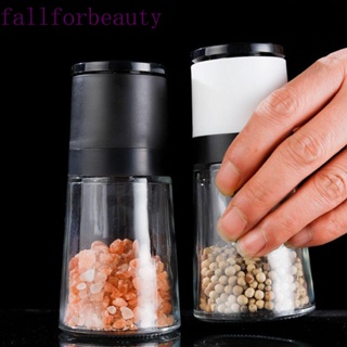 Fallforbeauty เครื่องบดเกลือ พริกไทย แบบแมนนวล ปรับได้ สําหรับห้องครัว