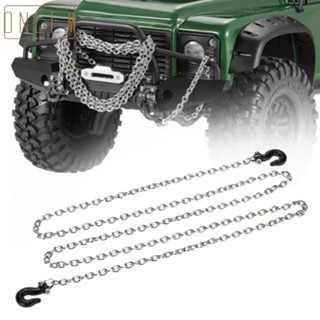 【ONCEMOREAGAIN】Tow Chain Metal RC Rock Crawler SCX10 TRX-4 Tow Trailer 1/10 39.4 Inch