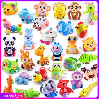 【พร้อมส่ง】 Cartoon Wind Up Running Car Toys ของเล่นเด็กแรกเกิด (สุ่มสี)