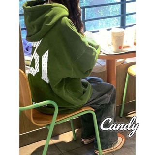 Candy Kids เสื้อผ้าผู้ญิง แขนยาว เสื้อฮู้ด คลุมหญิง สไตล์เกาหลี แฟชั่น A28J17G