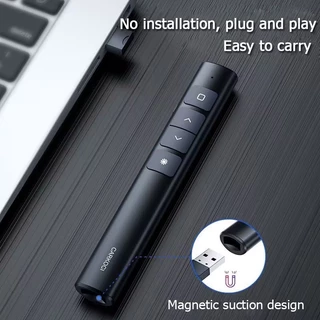 เลเซอร์พอยเตอร์ รีโมทพ้อยเตอร์ 2.4GHz Wireless Remote Control Presentation Presenter Mouse Laser Pointer