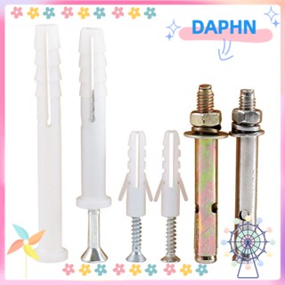 Daphs สกรูขยาย สเตนเลส สําหรับแผ่นยิปซั่ม พลาสติก ไนล่อน 10 ชุด ต่อแพ็ค
