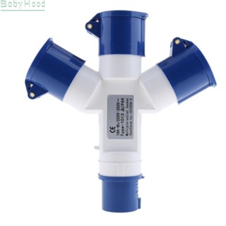 【Big Discounts】Industrial Socket Tools Waterproof 220-250V 16A Blue Camping Copper Plugs#BBHOOD