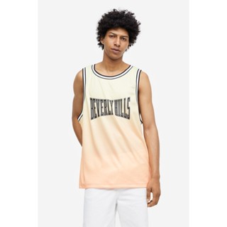 H&amp;M  Man Relaxed Fit Printed mesh vest top 1163121_1