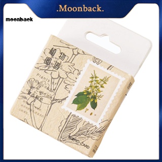 &lt;moonback&gt; 45 ชิ้น พืช สติกเกอร์ตกแต่ง โน้ตบุ๊ก ไดอารี่ เครื่องเขียน อัลบั้มฉลาก