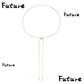 Future ขายดี สร้อยคอโชคเกอร์ จี้ลูกบอล ประดับพู่ 1 ชิ้น