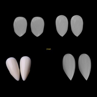 Youn เขี้ยวซอมบี้ พร็อพคอสเพลย์ สําหรับปาร์ตี้ฮาโลวีน 2 ชิ้น