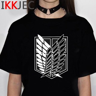 Attack on Titan Shingeki No Kyojin summer top women couple clothes aesthetic plus size kawaii top tees t shirt aest_01