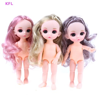 (KFL) ตุ๊กตาเปลือยผม ข้อต่อขยับได้ ขนาดเล็ก 16 ซม. 13 ข้อต่อ สีชมพู สีเงิน
 ขายดี