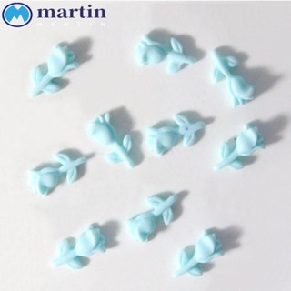 Martin อุปกรณ์ตกแต่งเล็บ รูปดอกกุหลาบ 3D สไตล์ญี่ปุ่น สําหรับตกแต่งเล็บ DIY