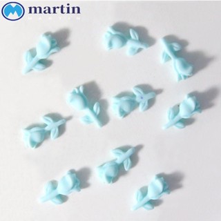 Martin อุปกรณ์ตกแต่งเล็บ รูปดอกกุหลาบ 3D สไตล์ญี่ปุ่น สําหรับตกแต่งเล็บ DIY