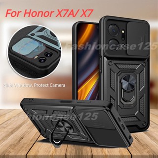 เคสมือถือ แบบนิ่ม พร้อมแหวนขาตั้ง กันกระแทก สําหรับ Honor X7a HonorX7a 5G 2023