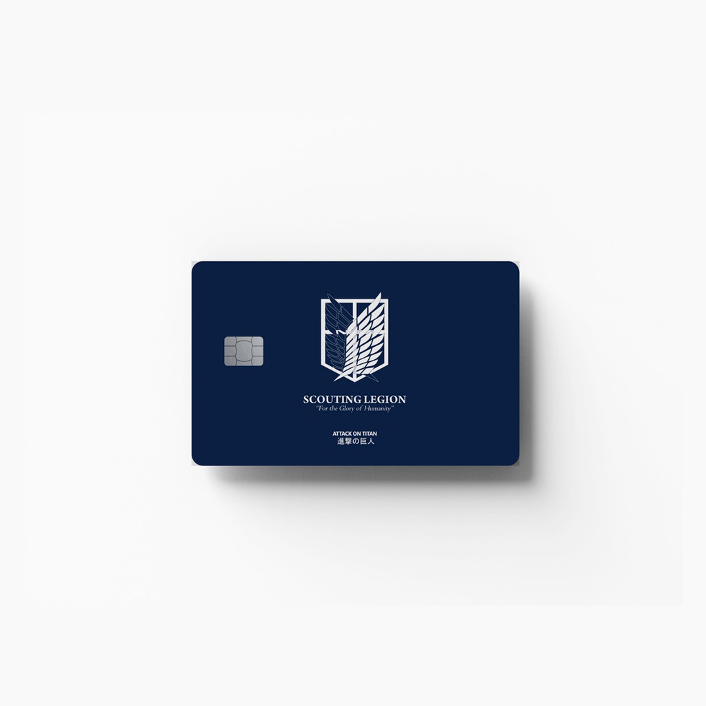 บัตรผิว ธีม ATM SnK AOT EMBLEM | สติกเกอร์การ์ด ATM ตกแต่ง การ์ดอพาร์ทเมนท์ – กันน้ํา ราคา ถูกที่สุด ดีลบีเคเค แกลเลอรีภาพที่ 5