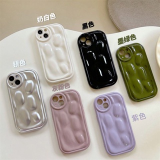 เคสโทรศัพท์มือถือ แบบนิ่ม ลายอุกกาบาต สีพื้น สําหรับ Apple Iphone 14promax 13 12 XR 11 X