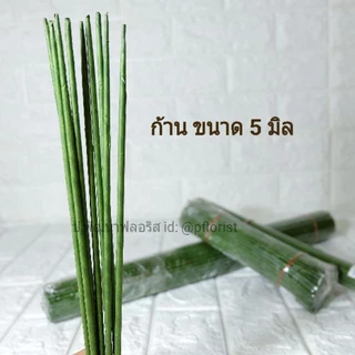 ก้านต้น ขนาด 5 มิล (PF-D0101-0107) ยาว 8"-20" ก้านดอกกุหลาบ ก้านดอกไม้พันฟลอร่าเทป สินค้าพร้อมส่ง