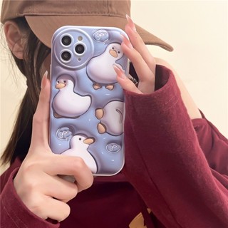 เคสซิลิโคนนิ่ม ลายเป็ดน้อยน่ารัก 3d กันกระแทก สําหรับ iphone 11 Promax 14 pro max 11 12 13 6 7 8plus X max