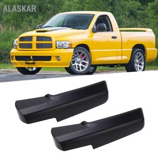 ALASKAR รถพ่วงลากกระจกแขนด้านหน้าพื้นผิวเรียบเปลี่ยนสีดำสำหรับ Dodge RAM 1500 2500 3500 2014-2022