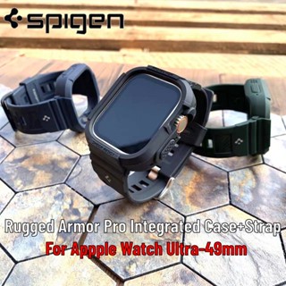 สําหรับ for iWatch Ultra 49 มม. รุ่น SPIGEN แข็งแรงทนทานแบบ ชุดกล่อง+ สายรัดข้อมือ for Apple Watch